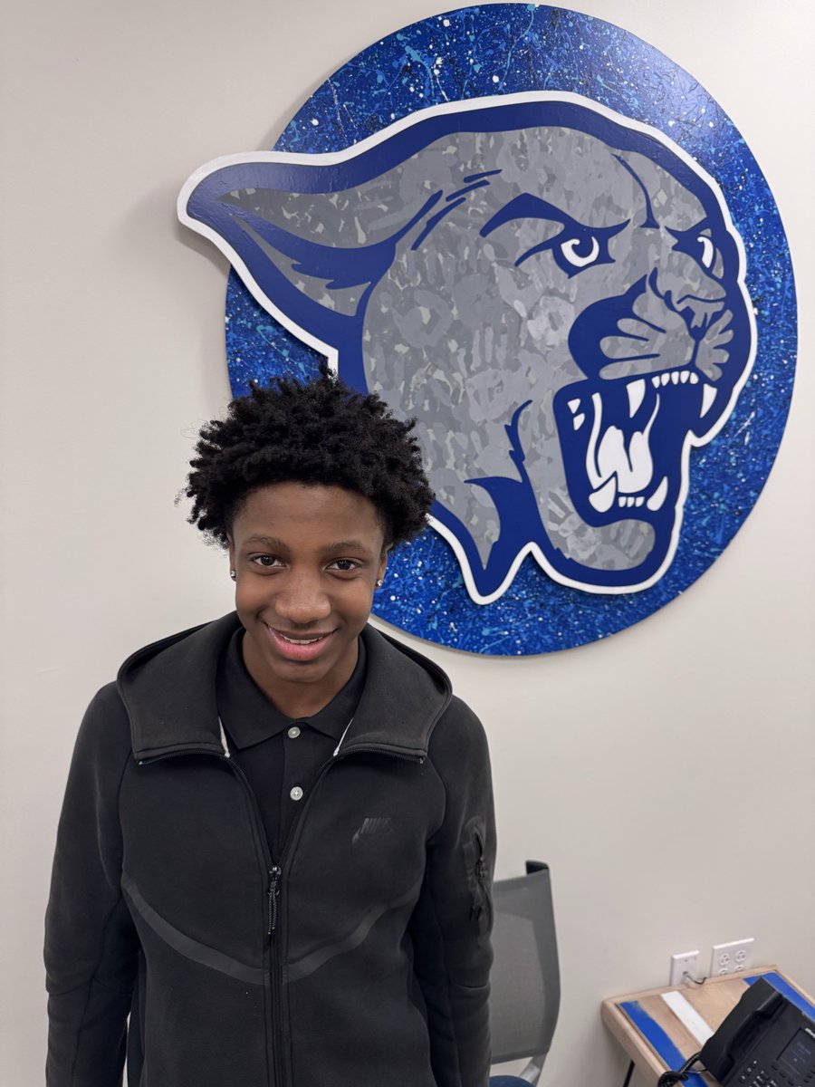 LHSSCAdmissions's tweet photo. Thanks for coming in for a visit, Davon! #FutureLHSCougar #classof2030 https://t.co/4iA4NJboP3
