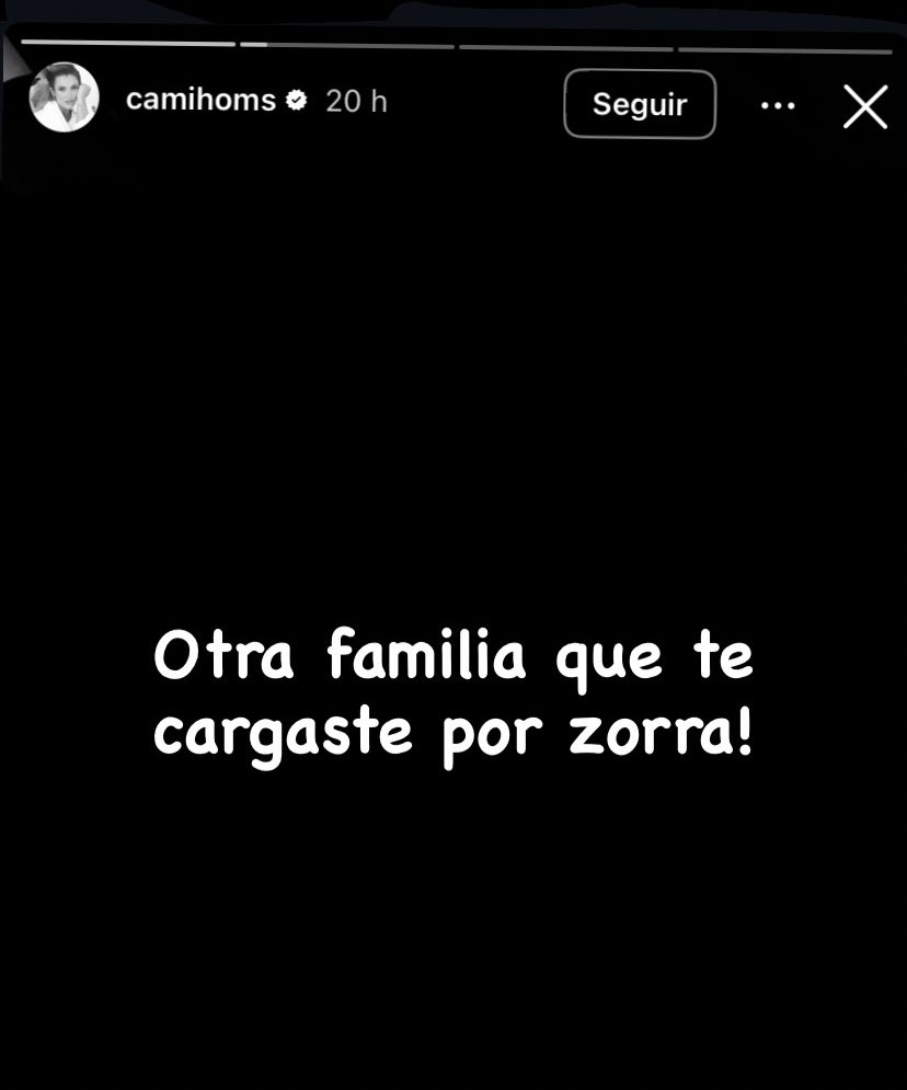 La historia que debería haber subido Cami Homs en su momento