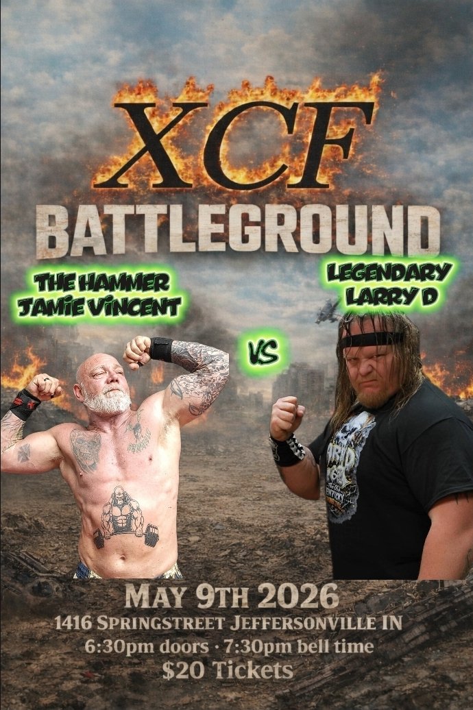 XCFNBW's tweet photo. First huge match announcement!!!
First time ever @Hammer_2007 @legendoflarryd https://t.co/p4rqw4iZl5
