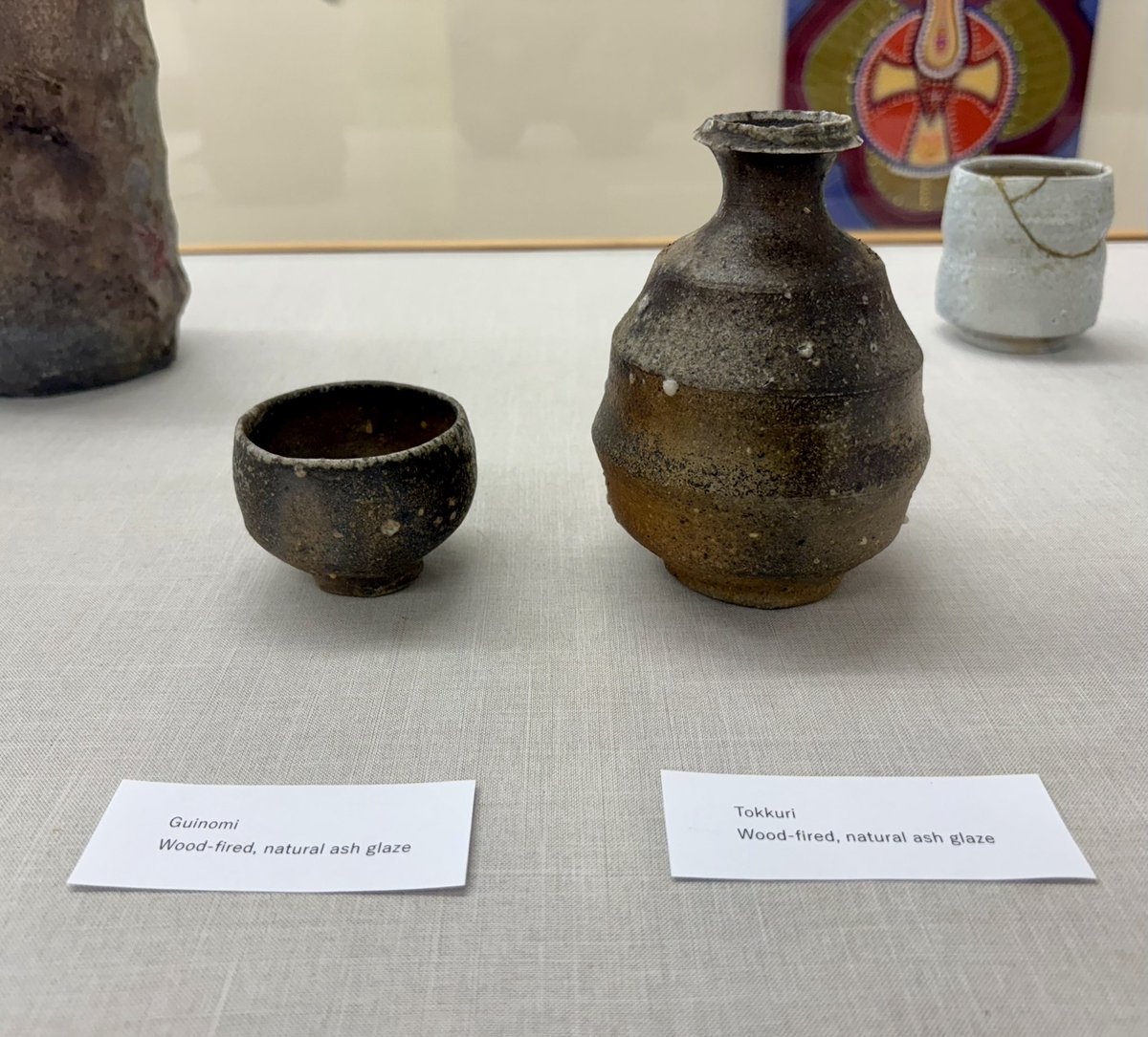 JoshLipnik's tweet photo. From the exhibition Breeze Across the Lakes at the Detroit Public Library, ceramic work inspired by Shigaraki pottery from Michigan’s sister state, Shiga Prefecture in Japan.  Featuring artists from both Michigan and Japan. https://t.co/gWv5HS73u2