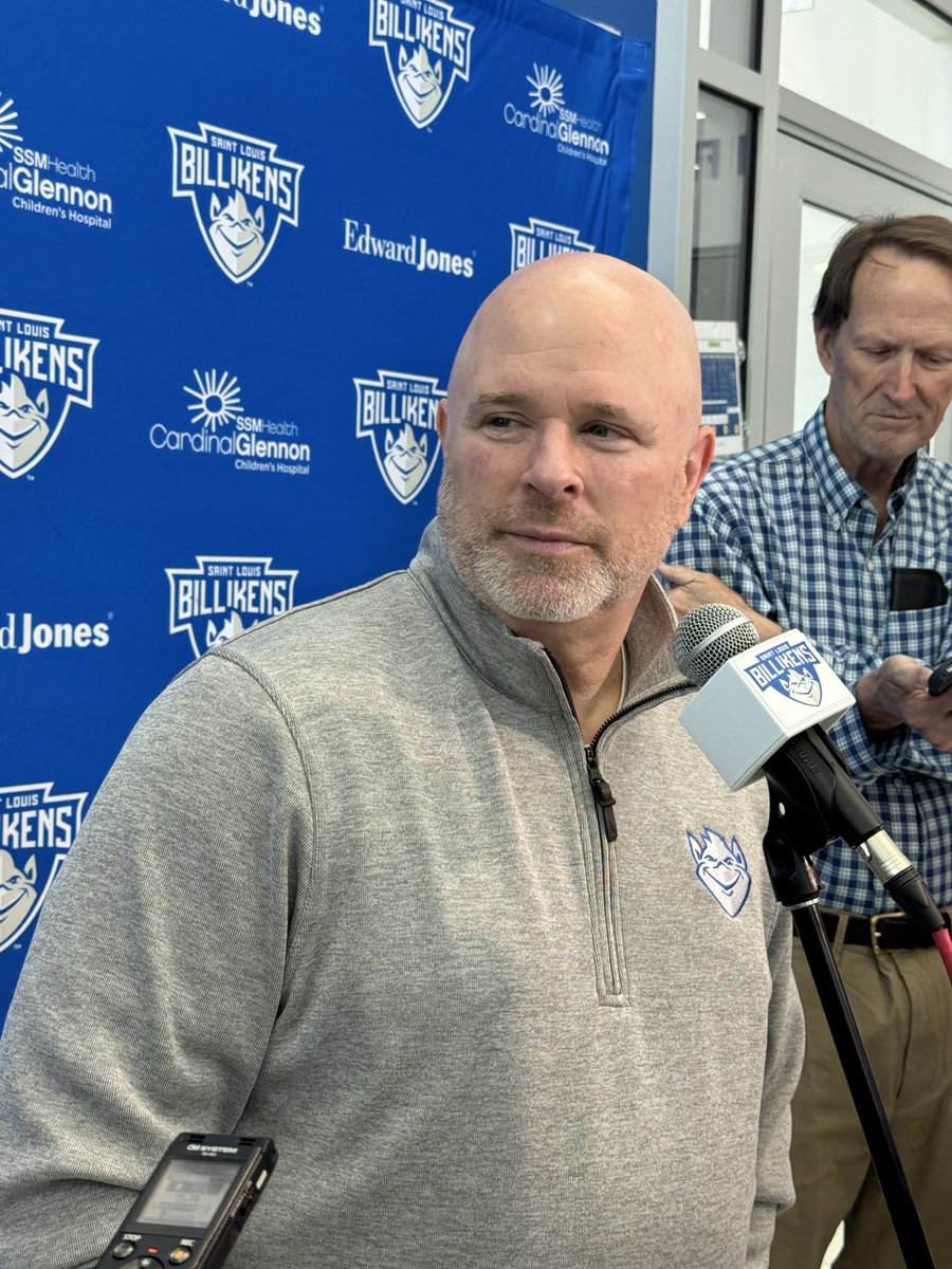 “It’s very hard to mess with happy.”
SLU coach Josh Schertz has signed his extension and said he’s in a good spot here in STL.