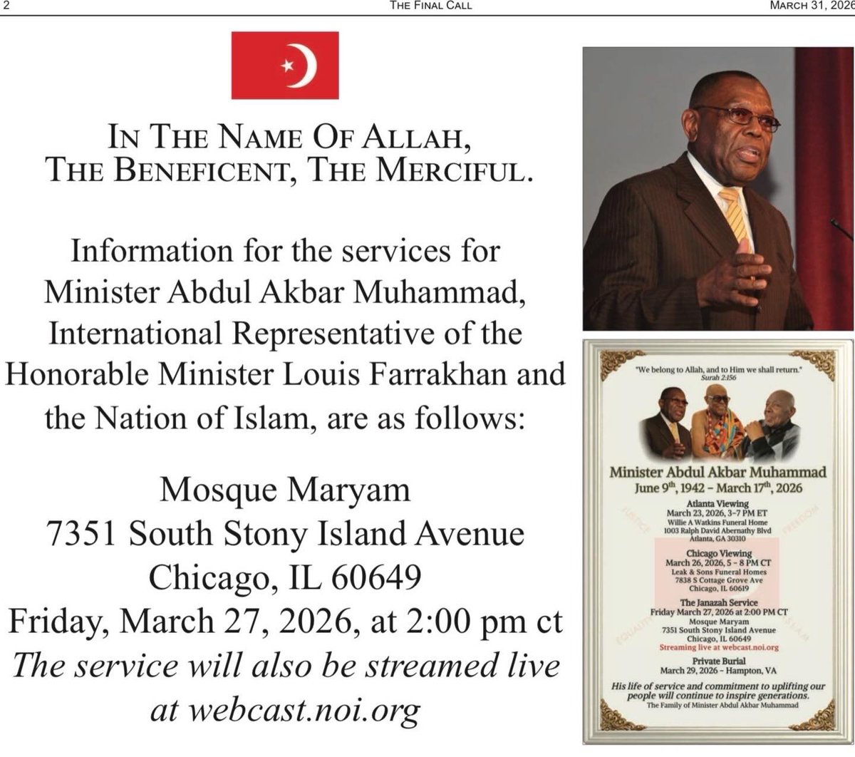 Sister Renata Muhammad tweet media