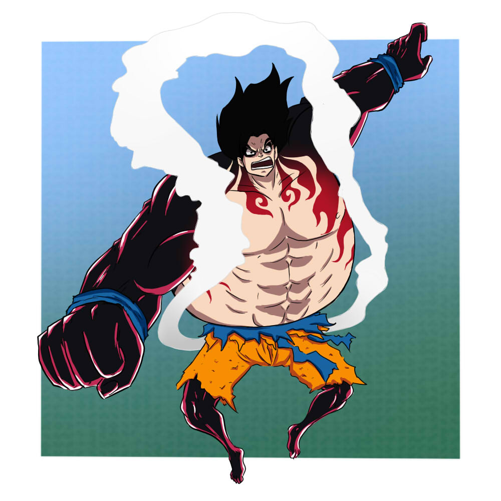Javierfenrirson's tweet photo. Being a warrior is more than just being strong; it’s the determination to stand against fear and shame.

#Fanart #ONEPIECE〜 #DragonBall #Luffy #Goku #DigitalArt #Illustration #ArtWork #PowerSwap https://t.co/dSk2zGoFcO