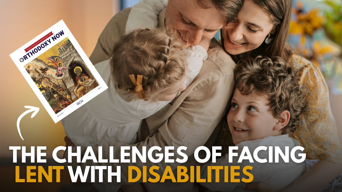 MyOCN's tweet image. "He didn't understand the meaning of the Prayer of Saint Ephraim, but he liked the idea of doing prostrations. In his own way, he was being obedient to God.”

"The Challenges of Facing Lent with Disabilities"
myocn.net/orthodoxy-now-…

#Lent #DisabilityAwareness #OrthodoxChurch
