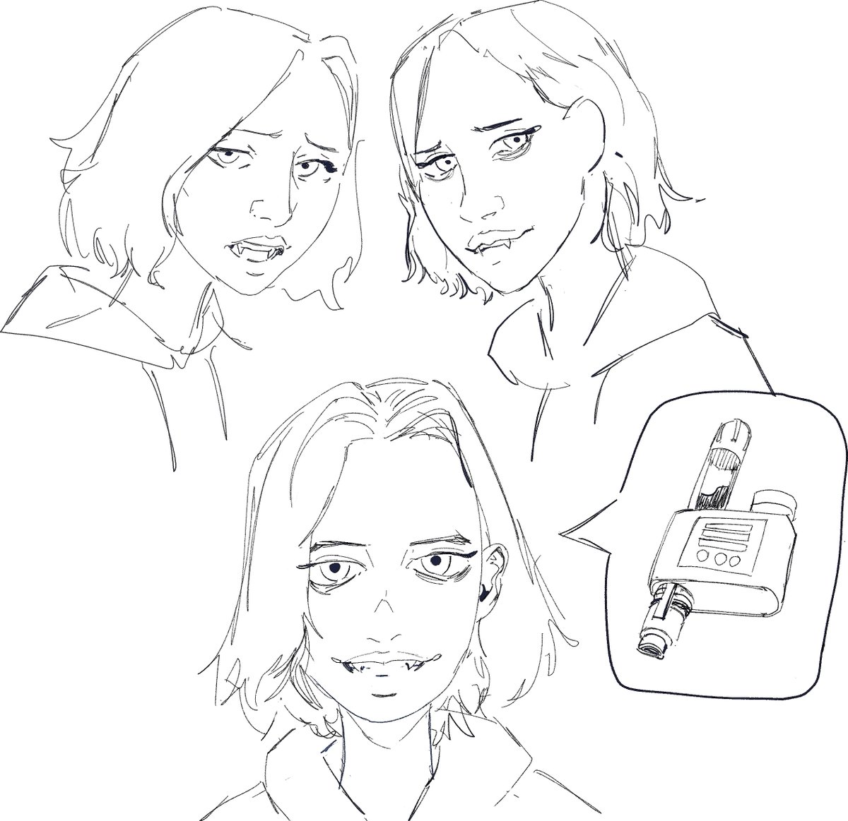 yeah vampire grace sketch
