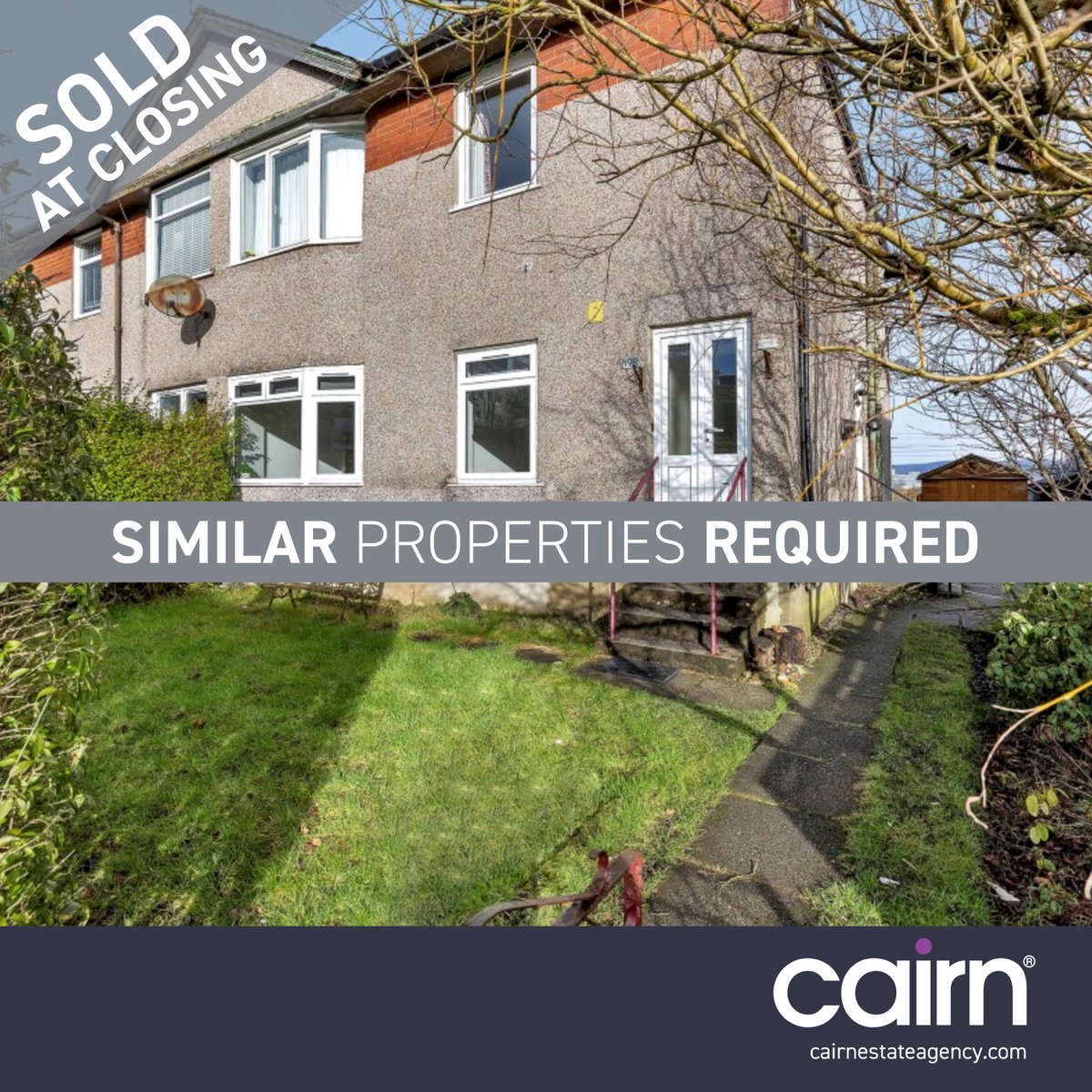 CairnProperty's tweet image. Do you have a property to sell in Hillington? 

We have buyers waiting - speak to our team for free valuation and to take advantage of of FREE HOME REPORT offer on 0141 270 7878 or enquiries@cairnsales.com 

#estateagent #property #homeowners #Hillington