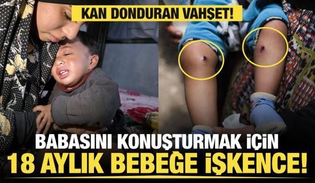 💢 Gözü dönmüş cani soykırım askerleri!

Soykırımcı İsrail askerleri, gözaltına aldıkları Filistinli bir babayı sorgu sırasında itirafa zorlamak amacıyla 1,5 yaşındaki bebeğine işkence yaptı. buff.ly/UM7BtRh
