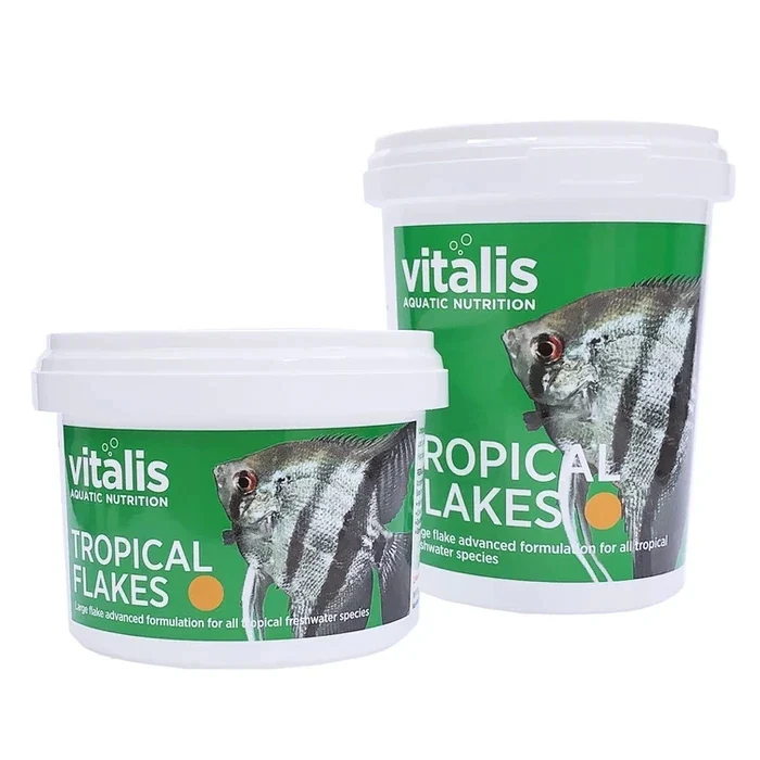 RealAquaticsLtd's tweet image. Formulated with key nutritional ingredients, a blend of #algae and a tailored balance of vitamins and minerals, #Vitalis Tropical Flakes are designed to deliver a complete source of high quality nutrition!

#FishFood #TropicalFishFood #FishFlakes #AquaticNutrition #FishCare
