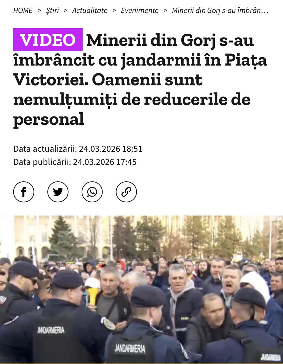 oppovici's tweet photo. Operațiune PSD de a aduce minerii, parcă nu am scăpat de Iliescu! Acești mineri să nu uite ca au fost uneltele securiste care au devastat și au bătut tinerii în anii 90. Dacă nu își produc salariile din cărbune,  de unde salarii? https://t.co/bKZrV0k8rd