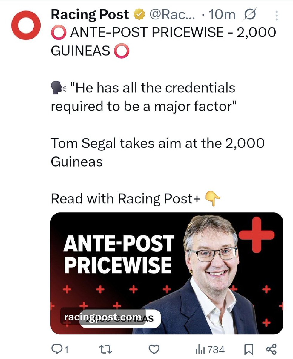 The 2000 Guineas tweet media