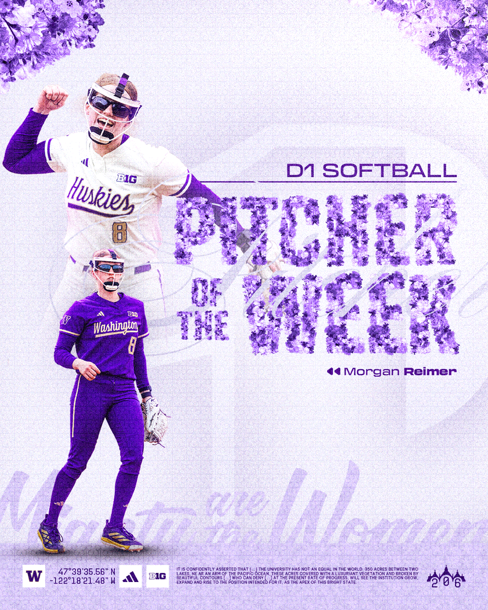 Washington Softball tweet media