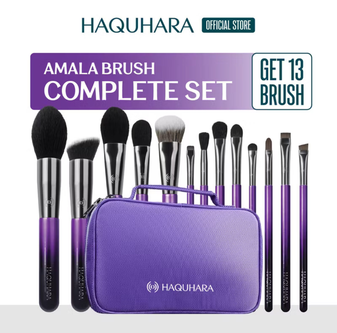 liadeliart's tweet photo. Galau banget mau beli brush set nya haquhara 🥺 kira kira bagus g ya? Banyak banget sih liat video mua yang pake ini pas makeupin clientnya https://t.co/Ucl7Nk1zmt