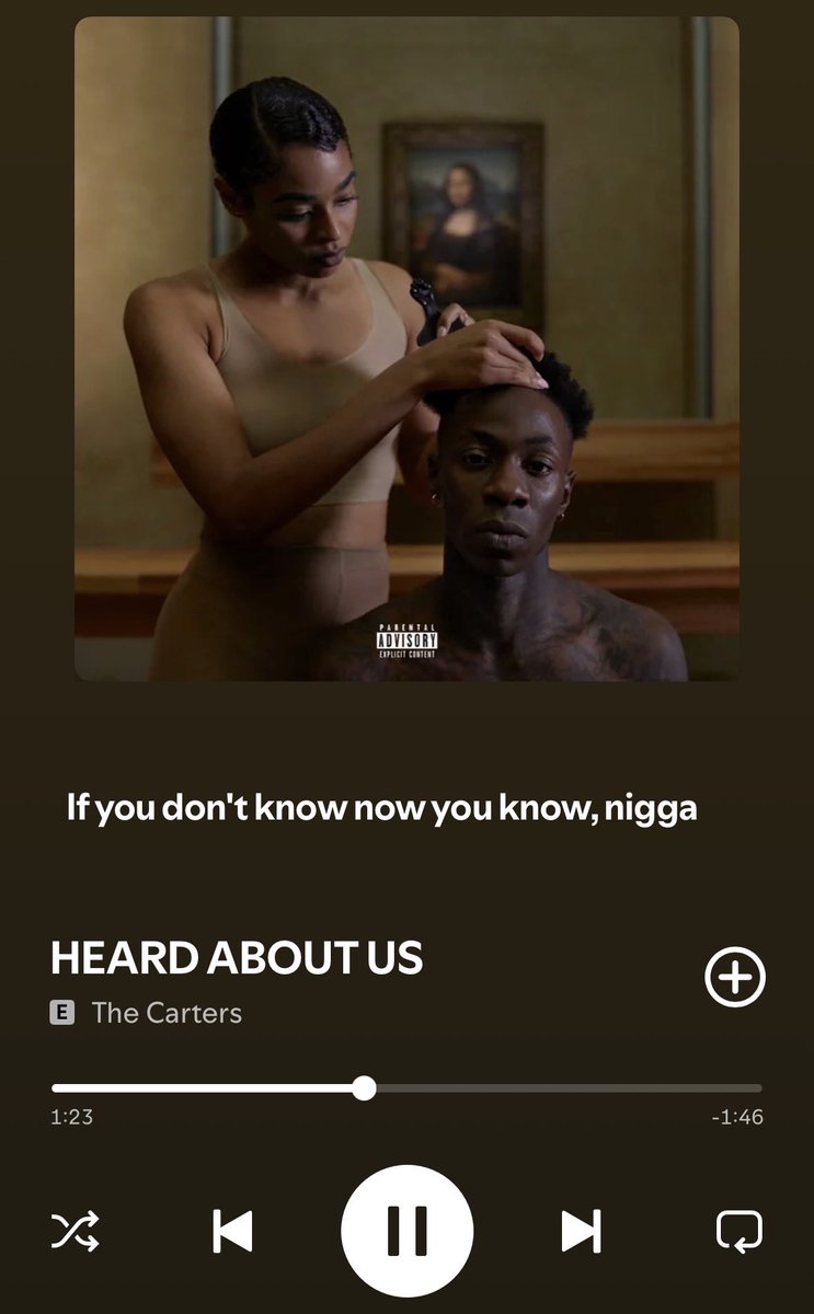 Beysdiamonds's tweet image. perfect day to listen to this gem ✨ #jayz #beyonce #THECARTERS