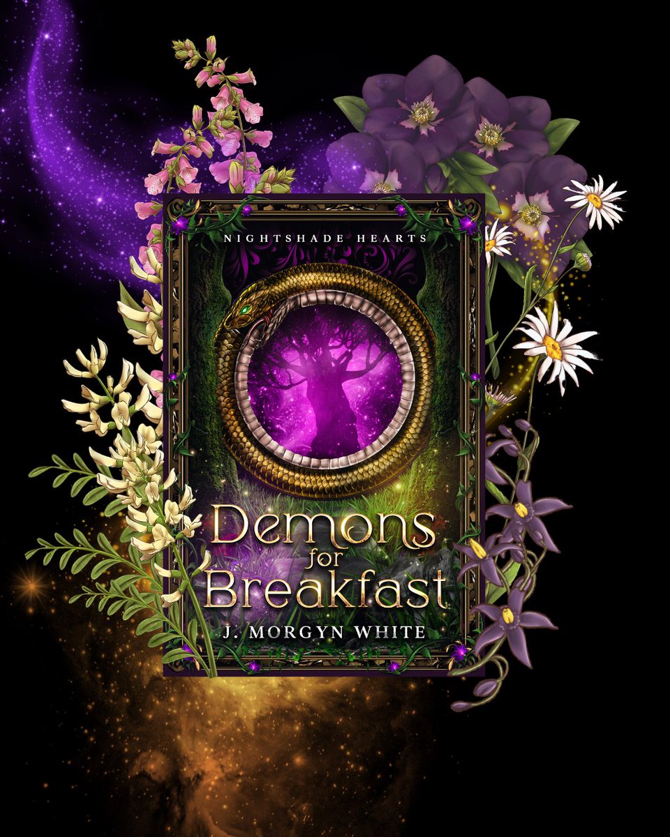JMorgynWhite's tweet photo. She’s a snarky, green juice-guzzling hedge witch who accidentally freed him; he’s an ancient, pissed-off wizard who’s been trapped for centuries. Classic grumpy immortal meets unhinged mortal, but neither is emotionally stable. #demonsforbreakfast #urbanfantasyromance https://t.co/zVbRaQKxid