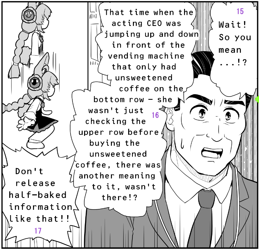 English version of the short-burst serialized manga dropping in about an hour or so (check the replies) 