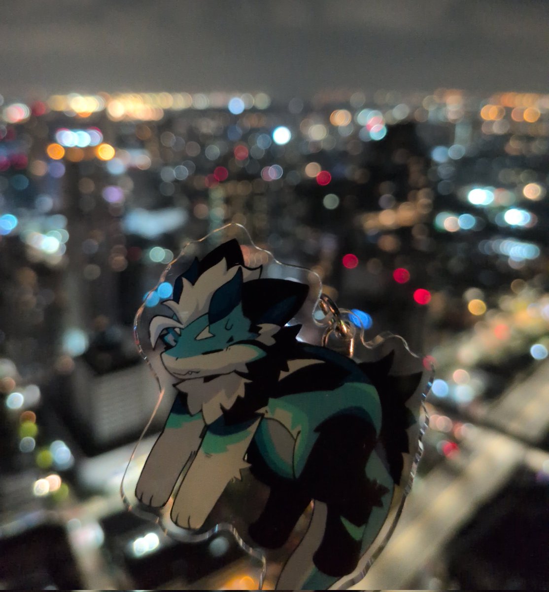 furkiri's tweet photo. Sky Barの景色 https://t.co/31aS133uY9