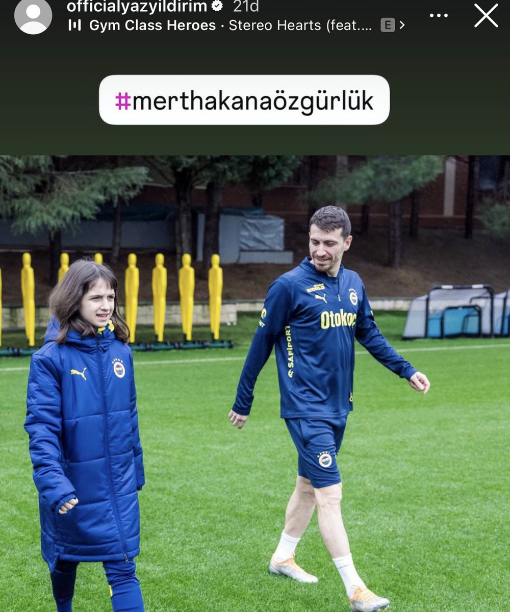 📸Yaz Yıldırım'ın paylaşımı:

"Mert Hakan Yandaş'a özgürlük!"