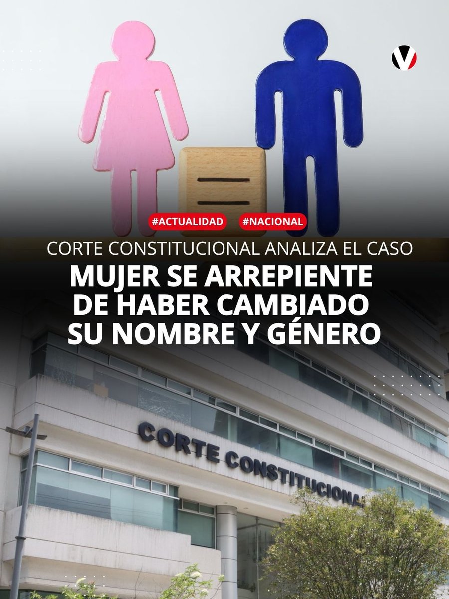 🔎 La joven admitió que se cambió de nombre e identidad de género "en un momento de presión social, ya que en su colegio estaba en auge el ser LGBTI". Aquí detalles sobre el caso que tramita la Corte Constitucional: f.mtr.cool/rpjdjxntor