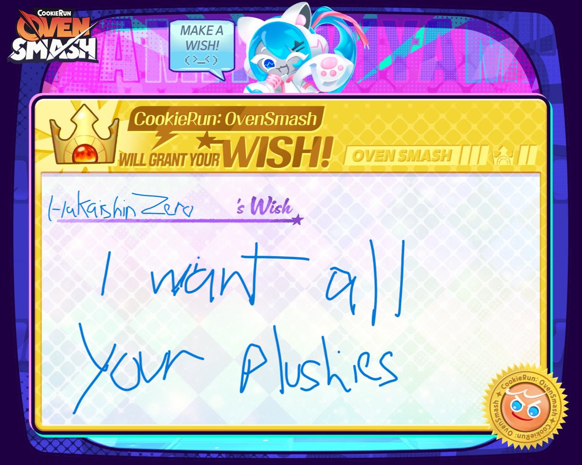Ripbozonoice's tweet photo. @CROvenSmash i want it soooo baaaad #OvenSmash_Wish #CookieRunOvenSmash https://t.co/ygCfBCWc1w