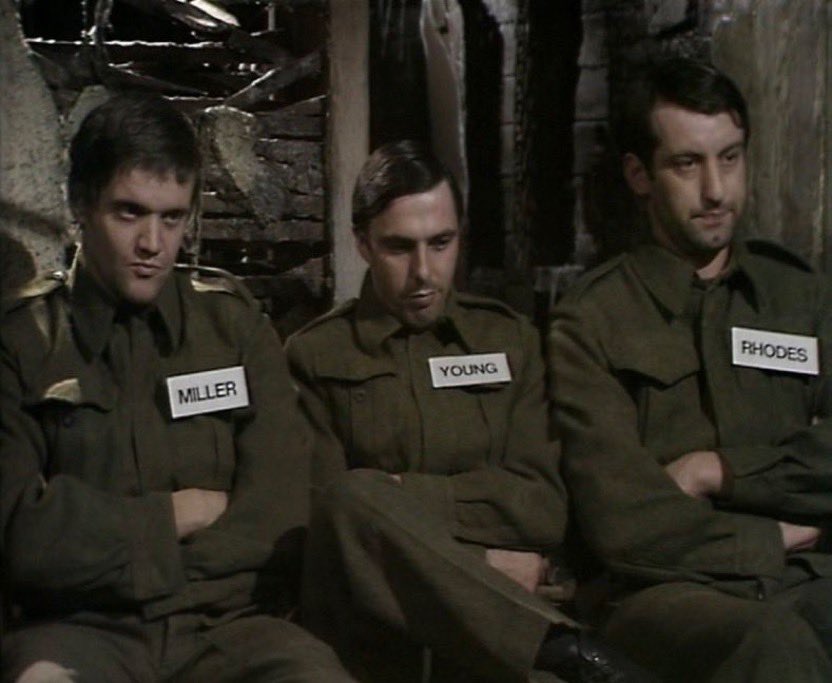 The_East_End's tweet image. ‘Whodunnit’ was a made for TV drama written by Lance Percival and Jeremy Lloyd and tasked a guest panel to solve a murder mystery - the episode ‘Goodbye, Sarge’ in July 1974 featured none other than @BeingBoycie John Challis as Private Rhodes… 

#Eastend #television #drama