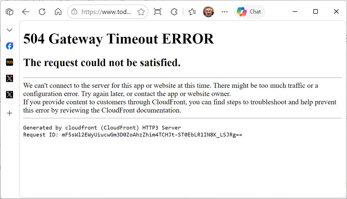 HovsepK's tweet photo. @tod_tv  the service is not working in Kuwait. I'm not sure if it's working anywhere else. Can someone check please?! It's been down since this morning. https://t.co/Rbc1I76jtM
