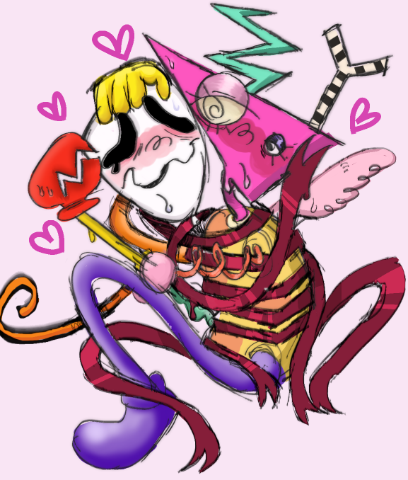 _ickysticky_'s tweet photo. yeah i dunoo, i like yuri #tadcnsfw #tadc https://t.co/6wjTgmgwsD