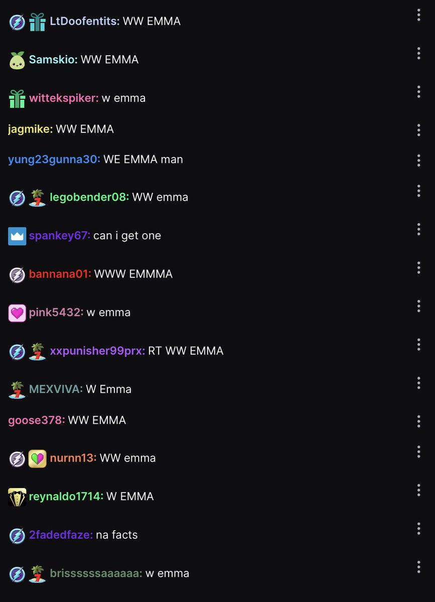 i get streamers now… this is great