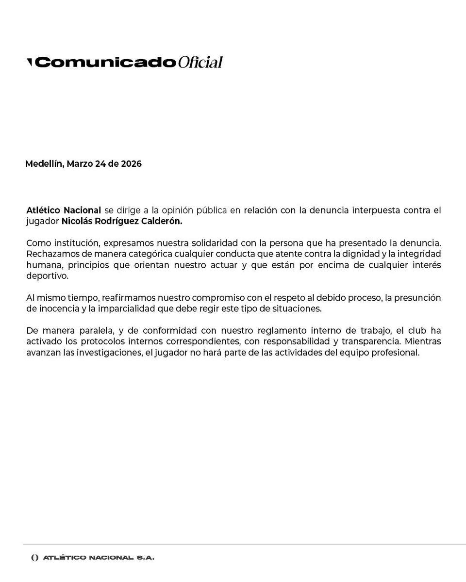 Atlético Nacional tweet media