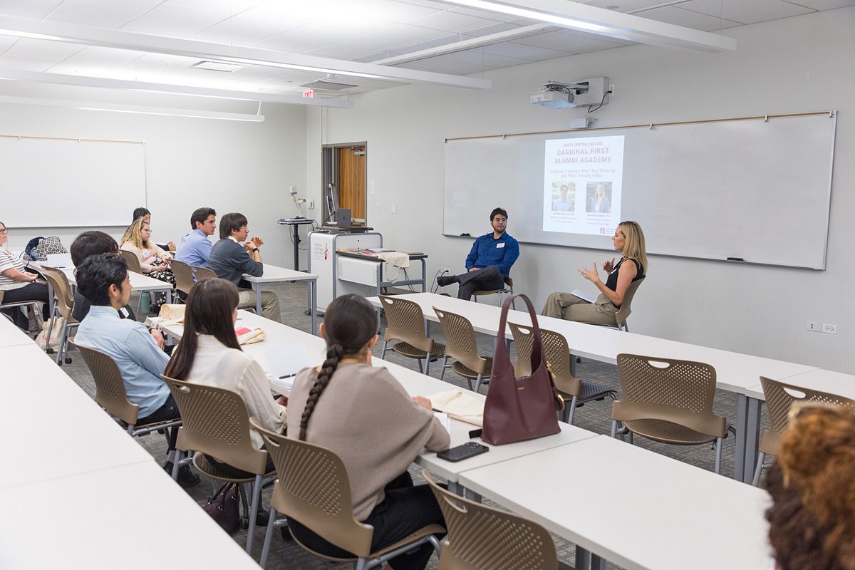 northcentralcol's tweet image. North Central Cardinal First continues to build on its legacy of empowering #firstgeneration students.

At the 2026 Alumni Academy, 135 current first-gen Cardinals had the opportunity to network with and learn from 75 first-gen @NCAlumni, helping to move #FirstGenForward.