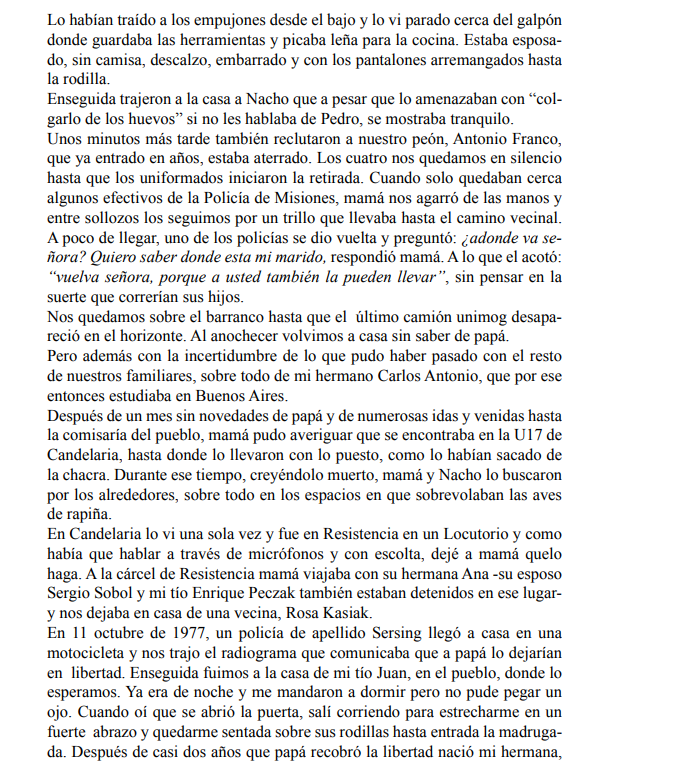 PauTitus's tweet photo. El día en que se lo llevaron a mi abuelo...
Suelo publicar este fragmento que escribió mi tia, todos los 24 de marzo, porque la memoria es eso, repetir, respetar y resguardar. #NuncaMás https://t.co/tozatqCcWH