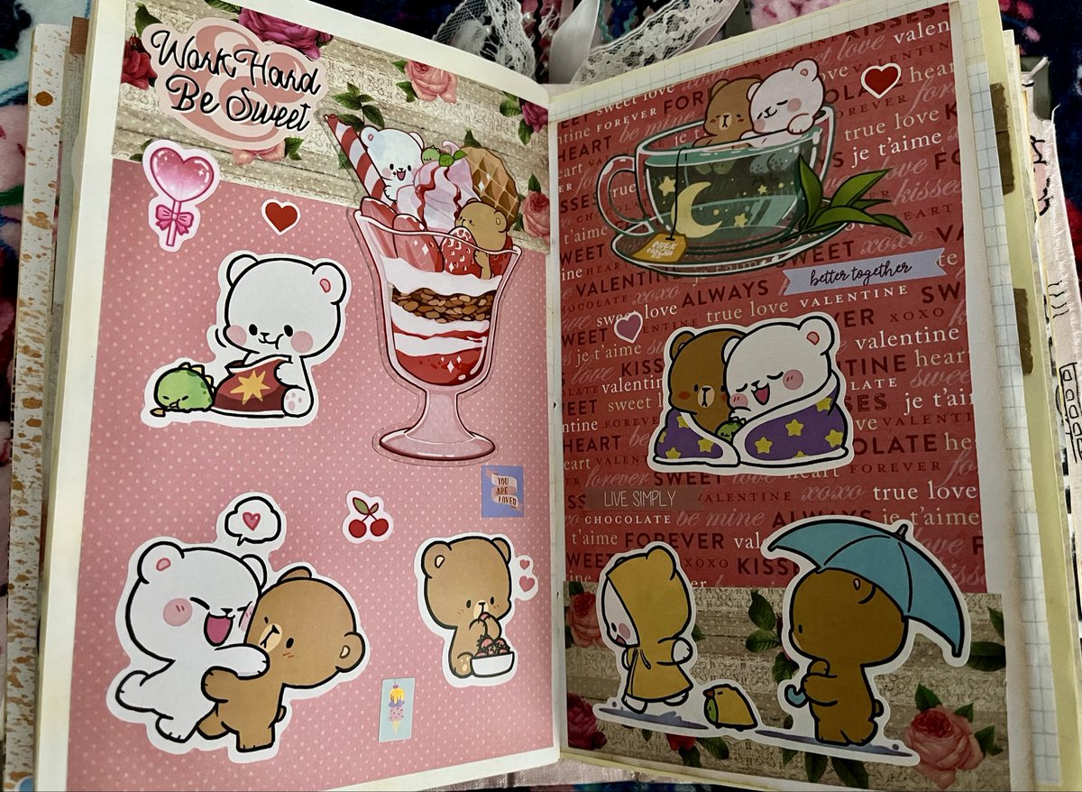 SWriter222's tweet image. Milk and Mocha #junkjournal pages
🐻‍❄️🐻