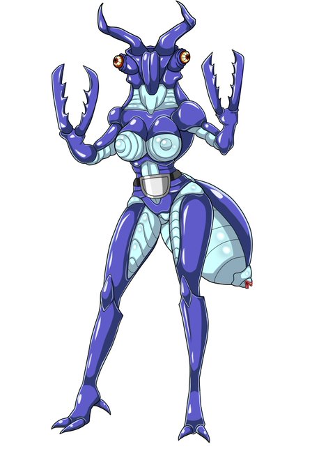 残虐なる女怪人 クワガタ女