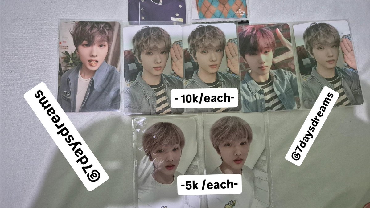 7daysdreams's tweet photo. wts nct dream 127 ina lfb

- doyoung kihno departure kihdep ngumpet 
- jaemin kihno we boom
- jaemin kihno reload 
- jisung we boom (boom ver)
- taeyong harpot kihno neozone 
- jisung cashbee

jaemin doyoung jisung renjun taeyong photocard poca 

📍 bekasi, ina. https://t.co/fw0zfbT4ih