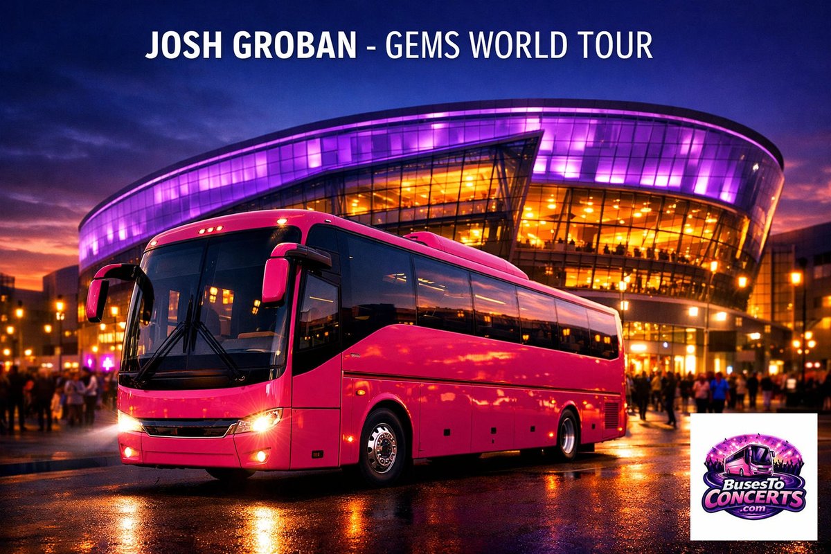 BusesToConcerts's tweet image. Joooosh Grobaaaaan is at the 3Arena this Sunday! 💎✨ Skip the hotel costs and driving stress. Grab your seat on our direct bus from Belfast, Newry &amp;amp; more! 🚌🎶

Book here: busestoconcerts.com/bus-to-josh-gr…

#JoshGroban #3Arena #GEMSWorldTour