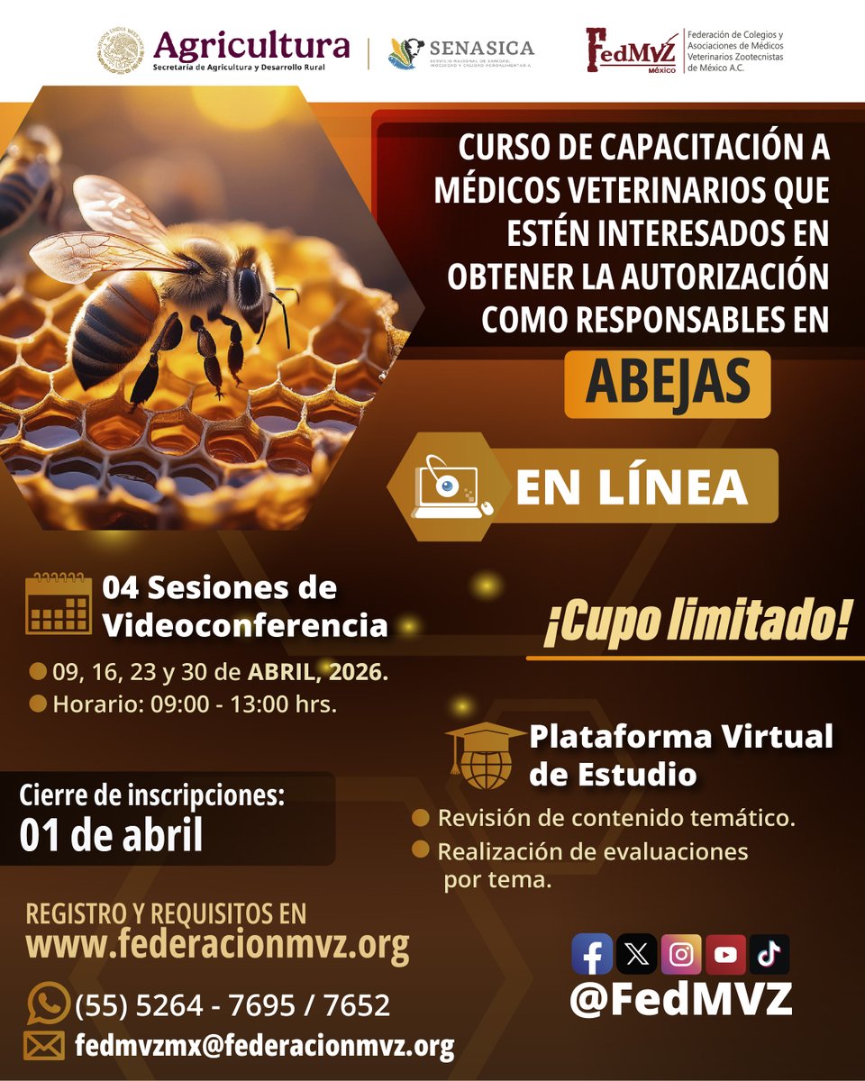 FedMVZ | Federación de Médicos Veterinarios 🇲🇽 tweet media