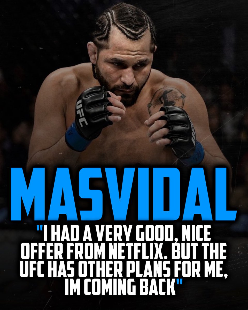 MMASAGGA's tweet photo. Jorge Masvidal announces return to UFC very soon #masvidal #ufc #mma https://t.co/FEzh91yNro