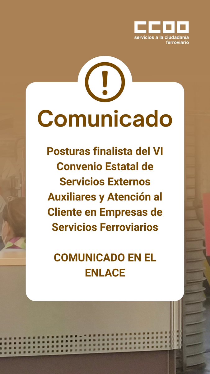 CCOO FERROVIARIO tweet media