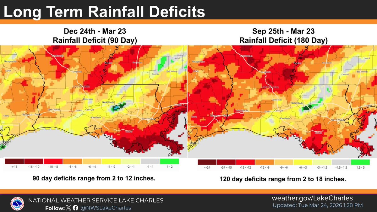 NWS Lake Charles tweet media
