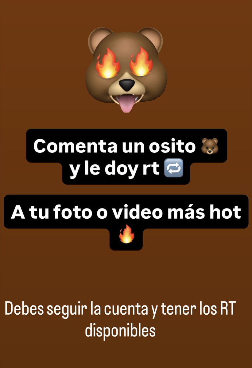 Tu Osito Favorito tweet media