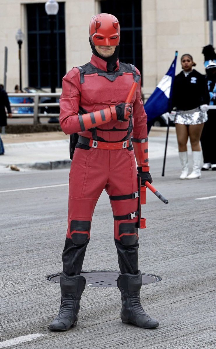 “I have shown him, that a man without hope is a man without fear”. - Matt Murdock aka Daredevil 
Written by Frank Miller 

📸: mark.covert.71 

#daredevil #daredevilbornagain #daredevilcosplay #marvel #marvelstudios