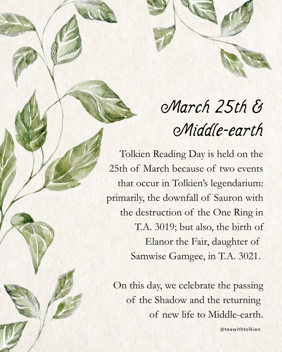 Tea with Tolkien tweet media