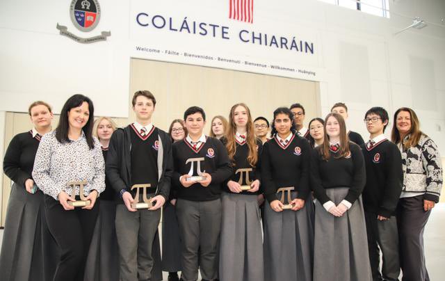 Great news!!

We’ve won the IMTA Pi Quiz today and are through to the All-Ireland Finals 🇮🇪

Four teams represented the school, with the winning team of Sonia Holmes, Kainoa Navarro, Tadhg Twomey &amp; Zuhaa Sarmad.

Well done to Una &amp; all involved — fantastic achievement! 👏