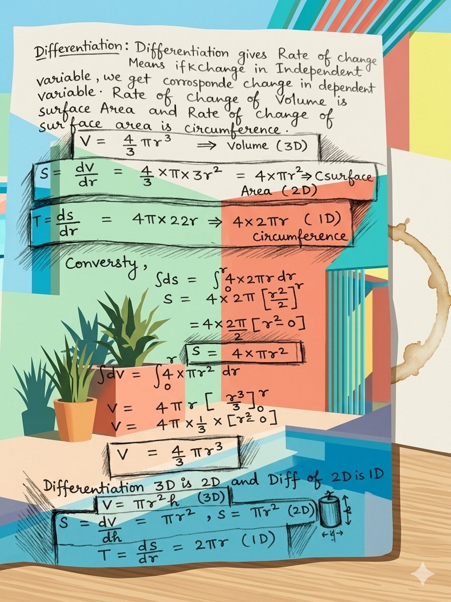 Overview of differentiation and integration.