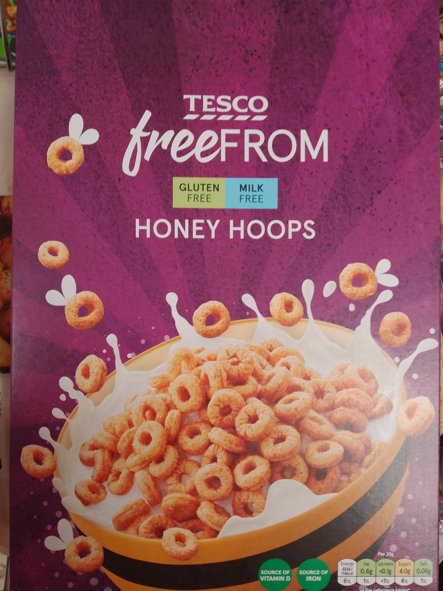 utterly_country's tweet image. Imagine you are treating your gluten intolerant child (or self) to some breakfast cereal. Which one looks the lowest in sugar do you think?  @DoctorChrisVT @Tesco #hiddensugar
