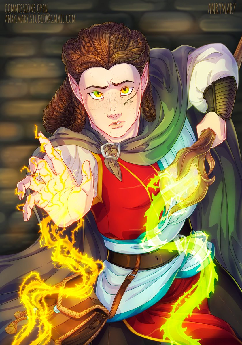 anry_mary's tweet image. Meryl — already like family to us, the lady of a thousand hairstyles! 😄 At this rate, thanks to her, Yoro will eventually be able to draw every single braid style in existence. x)

#ArtLife #CommissionFamily #ArtistProblems #HairstyleArt