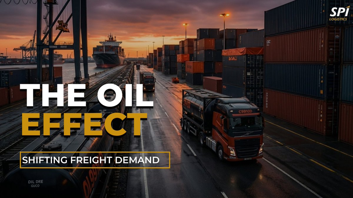 spi3pl's tweet photo. Oil prices are rising again.

Most people see higher fuel costs. But in freight, there’s another side: increased demand.
As prices climb, activity picks up in energy, refining, and petrochemicals, driving more shipments, especially in specialized lanes and key regions.
In this market, rising costs don’t just pressure margins… they can also create new opportunities. 🚚