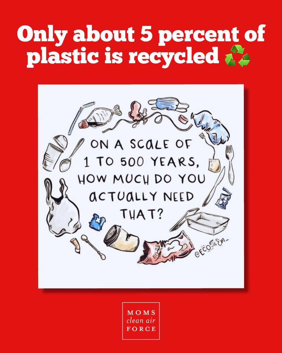 CleanAirMoms's tweet image. Did you know that only about 5 percent of plastic is recycled ♻️? 🤔 The plastics industry is trying to fool the public with something called "advanced recycling" which is incinerating plastic 🔥🔥🔥

 #plasticpollution #BeyondPetrochemicals