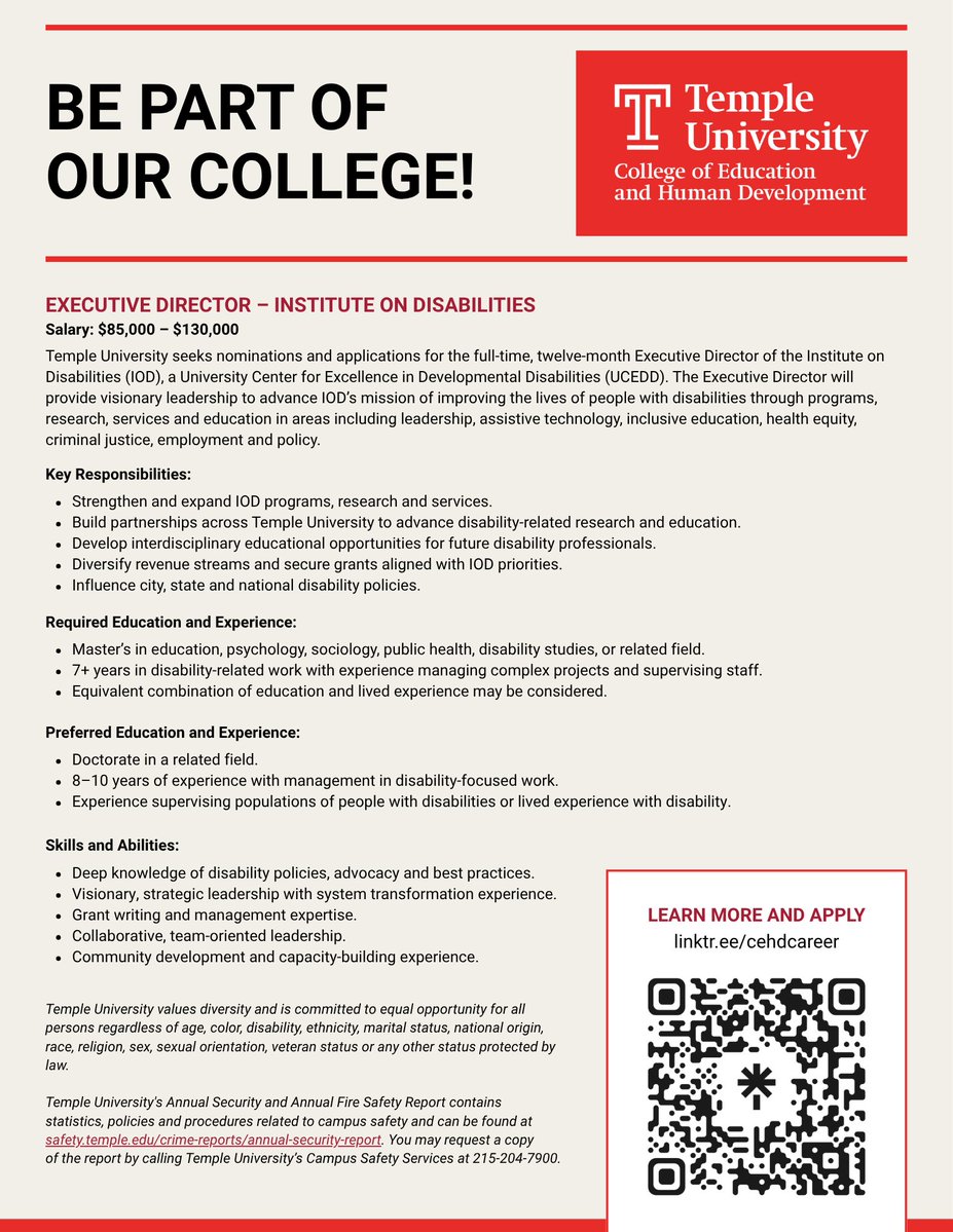 Temple College of Education and Human Development tweet media