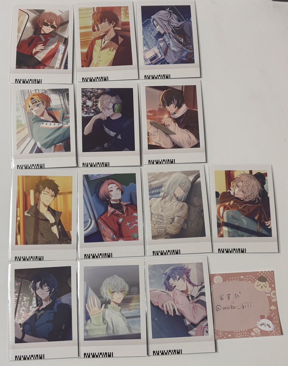 【交換】【譲渡】18TRIP   エイトリ　ぱしゃこれ

譲：写真（練牙/礼光/添/七基/潮/あく太/季助/千弥/太緒/來人/幾成/潜/夜鷹/糖衣/子タろ）

求：可不可/凪（前弾可能）>>>定価+送料

1枚〜◎/郵送>>>横浜都内手渡し
箔も探しております、ご不快でなければ比率違い可能。
お気軽にお声かけください。