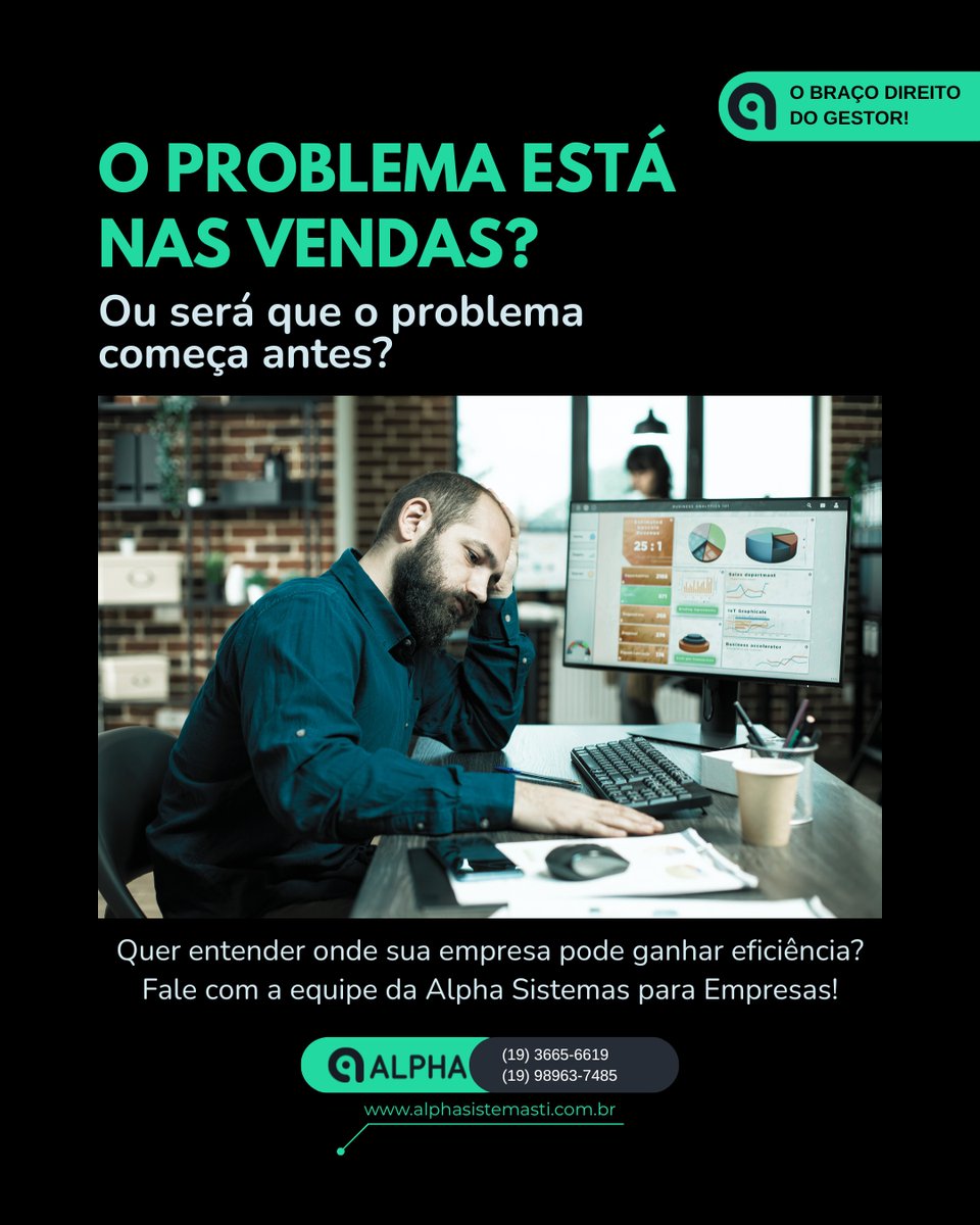 alphasistemasti's tweet photo. Muitas empresas acreditam que o problema está nas vendas. Mas, na prática, o prejuízo começa antes.

Quando cada área trabalha isoladamente, o gestor perde tempo, dinheiro e clareza.

Quer entender onde sua empresa pode ganhar eficiência? Fale conosco!
📞 (19) 3665-6619 https://t.co/Rx4mSnk74U